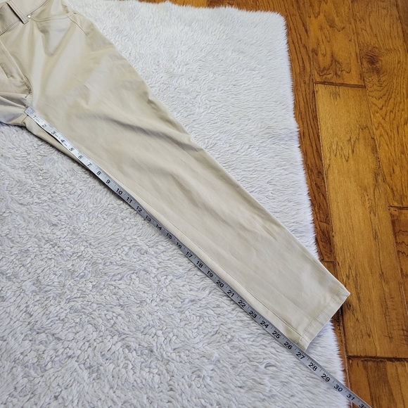 Lululemon City Sleek Slim-Fit 5 Pocket High-Rise Pant Women's 4 Tan 7/8 Golf - Picture 5 of 7